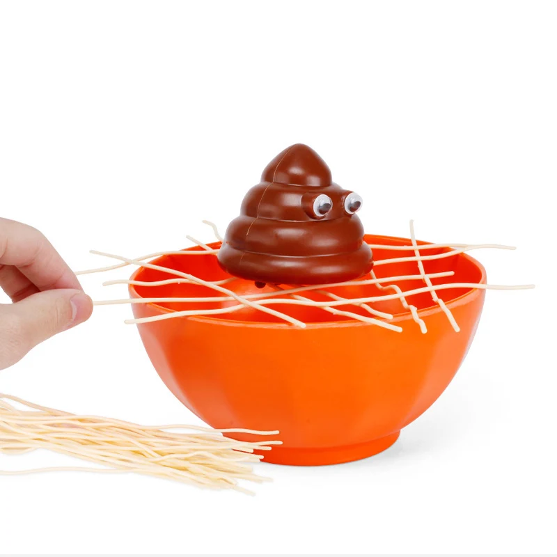 

Creative Multiplayer Interactive Face-To-Face Smashing Game In The Bowl Tricky Funny Smashing Noodle Party Tabletop Game Toy