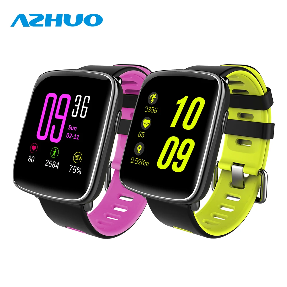 GV68 Smart Watch Waterproof IP68 Heart Rate Monitor MTK2502 Bluetooth 4.0 Smartwatch with Replaceable Straps for IOS Android | Электроника