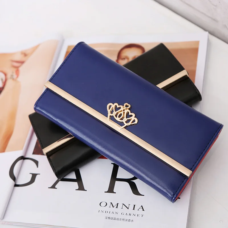 

2018 New Women Wallets Long Purse Women Famous Designer Brand Luxury Female Purse Purse Card Holders Lady Clutch Women Wallet