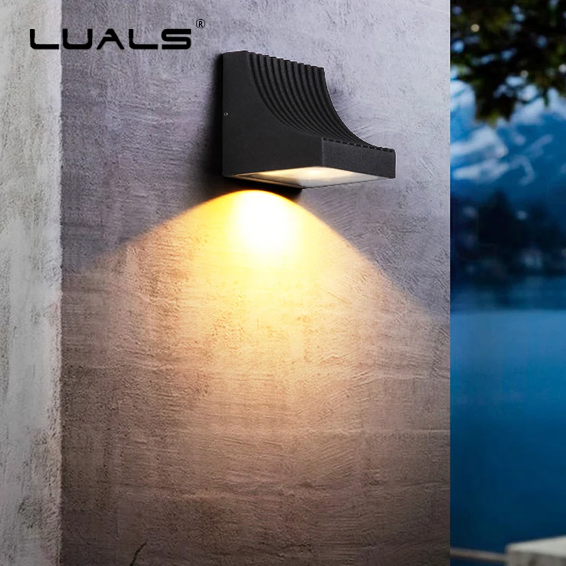 Simple Modern Wall Light Upscale Outdoor Wall Lamp Luxury Villa Art