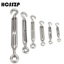 HCSSZP 316 Stainless Steel Adjustable Chain Rigging Hook & Eye Turnbuckle Silver Choose M4/M5/M6/M8/M10/M12 Free Shipping HCSSZP 316 Stainless Steel Adjustable Chain Rigging Hook & Eye Turnbuckle Silver Choose M4/M5/M6/M8/M10/M12 Free Shipping