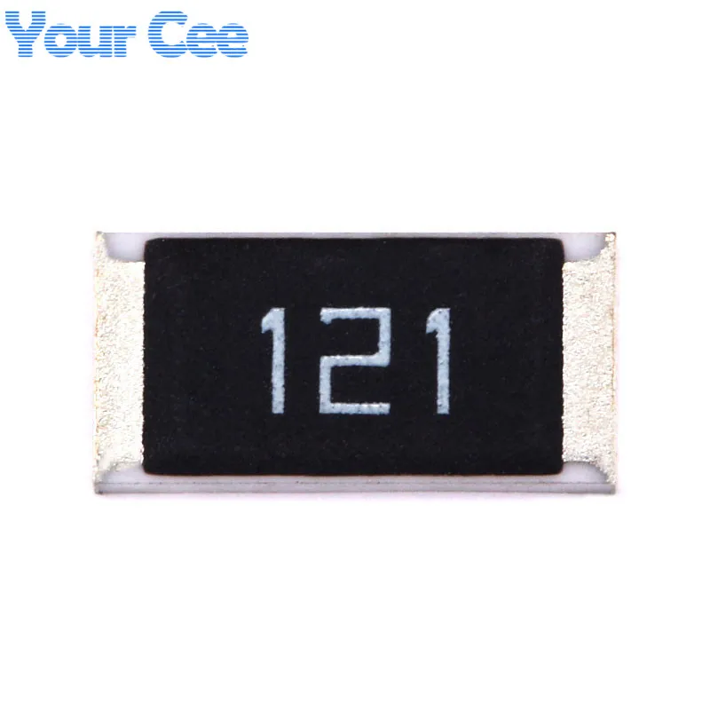 50 шт. 2512 SMD чип резистор 120 Ом 120R 121 1 Вт 5% DIY Kit|resistor ohm|smd chip resistor120 ohm |