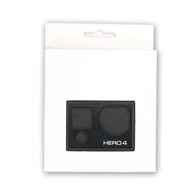 Suptig новые аксессуары для Gopro алюминиевая передняя панель Крышка Замена крепление для Gopro Hero 4 камера ремонт лицевой панели - Цвет: Black