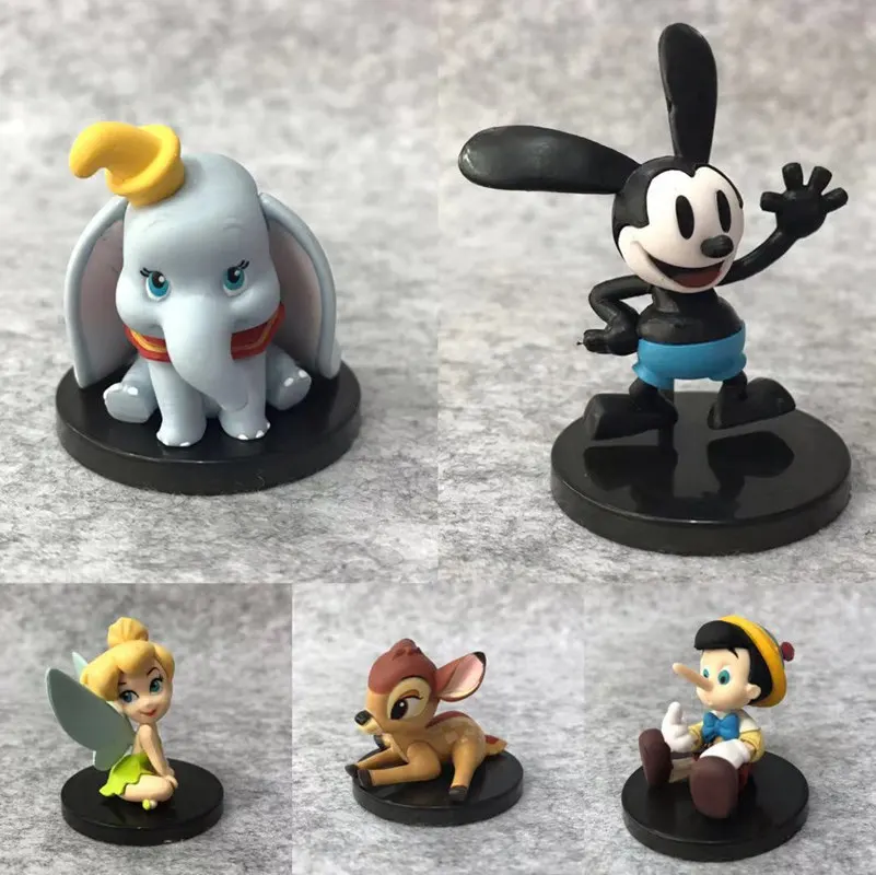 Disney Toys 5pcs/set Cartoon Anime Dumbo Snow White Beauty and the Beast Aladdin PVC Action Figure Model toys for Children Gift Disney Toys 5pcs/set Cartoon Anime Dumbo Snow White Beauty and the Beast Aladdin PVC Action Figure Model toys for Children Gift