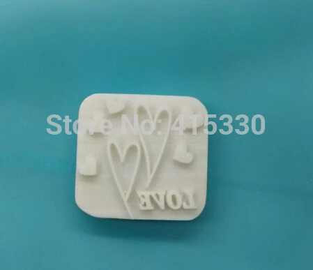 

Love Hearts Handmade Soap Resin Stamp Seal Soap Mold Mould