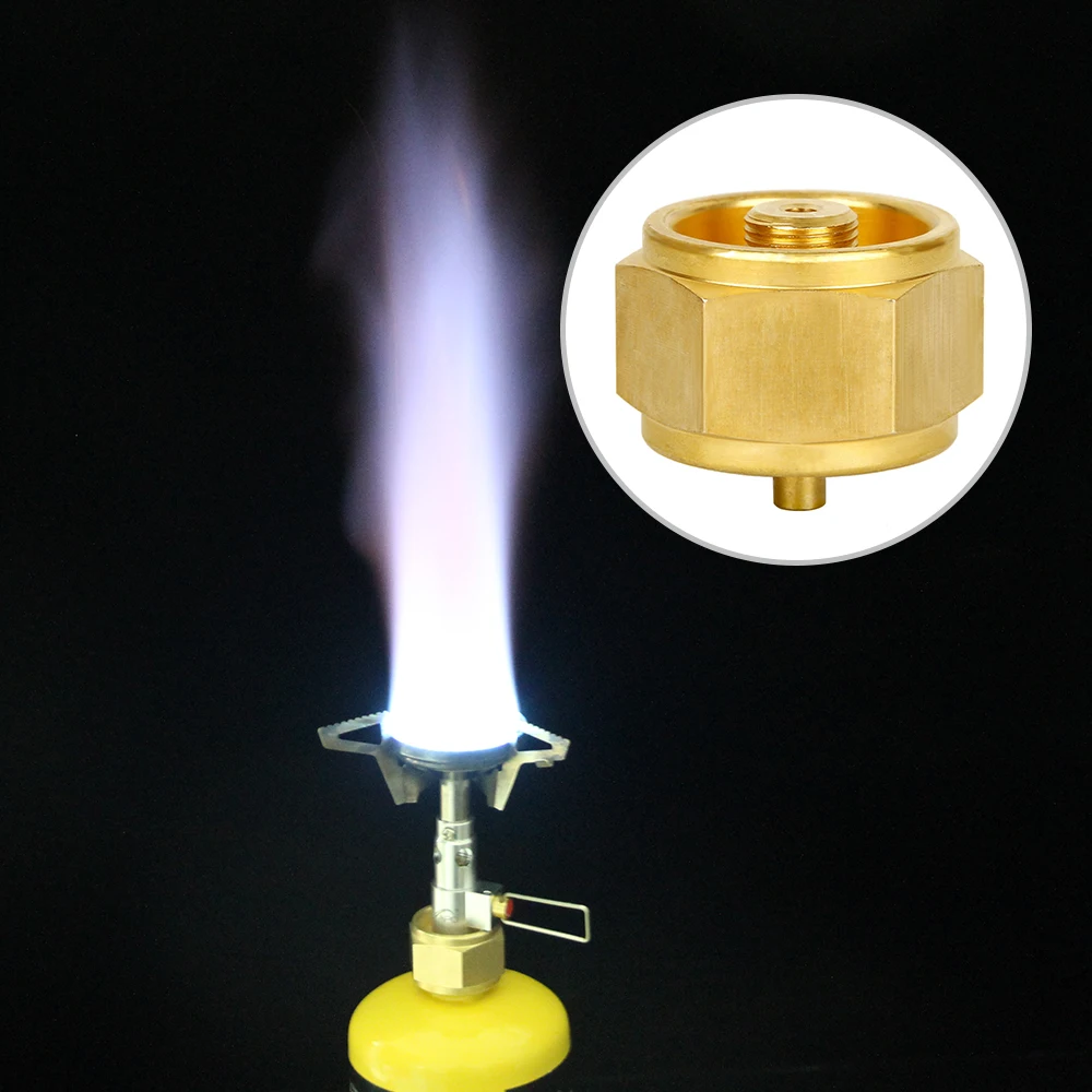 Specialized MAPP Gas Adapter Stove Connector Gas Tank Adapter Camping