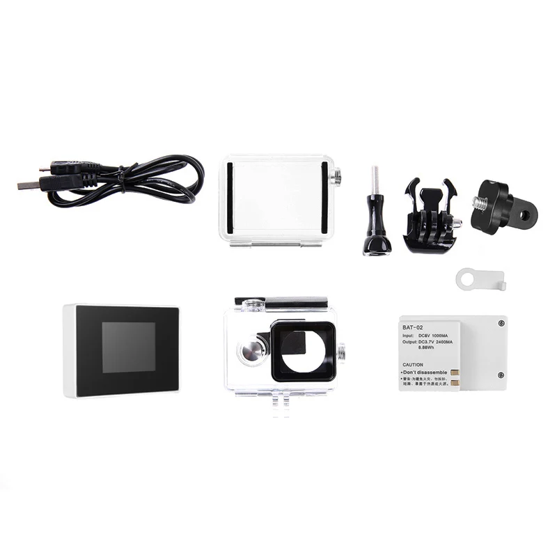 

1.5 TFT LCD BacPac External Monitor Non-touch Screen + Battery + Waterproof Housing Case For Xiaomi Yi Action Camera