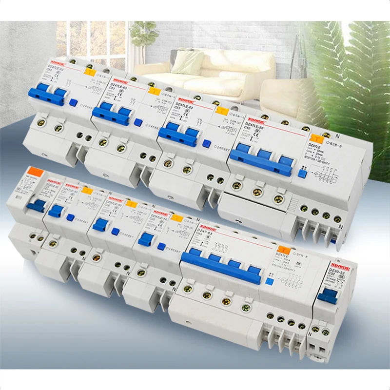 DZ47LE 100 4P 80A 100A автоматический выключатель остаточного тока RCBO|Автоматические