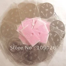 DIY Дизайн ногтей штамповка шаблон набор круглый из нержавеющей стали изображение пластины