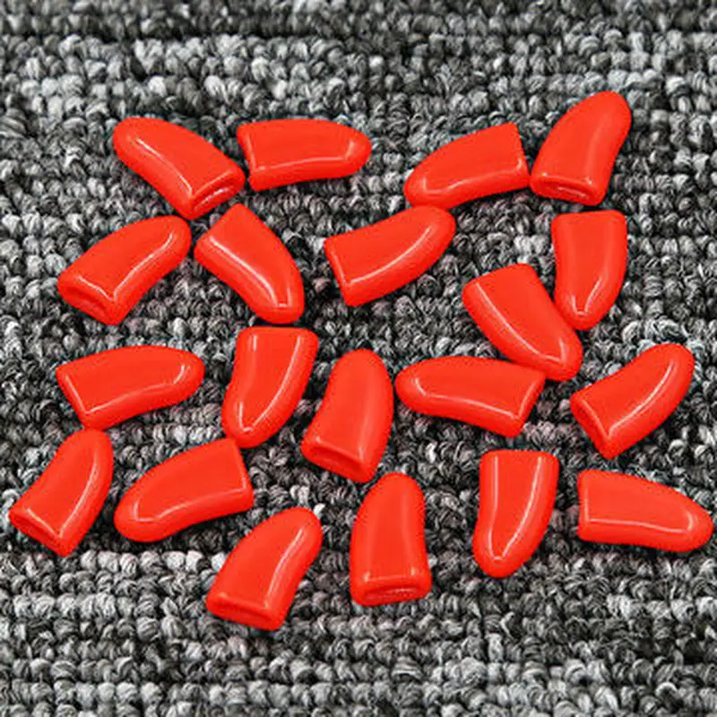 10x20 шт Мягкие Чехлы для ногтей домашних животных кошачьи колпачки лапы крышки с