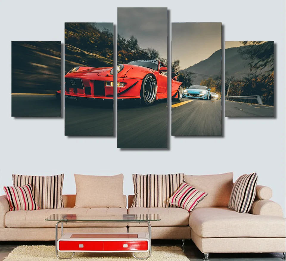 Canvas Wall Art Pictures Printed Poster Modern Living Room Decor 5