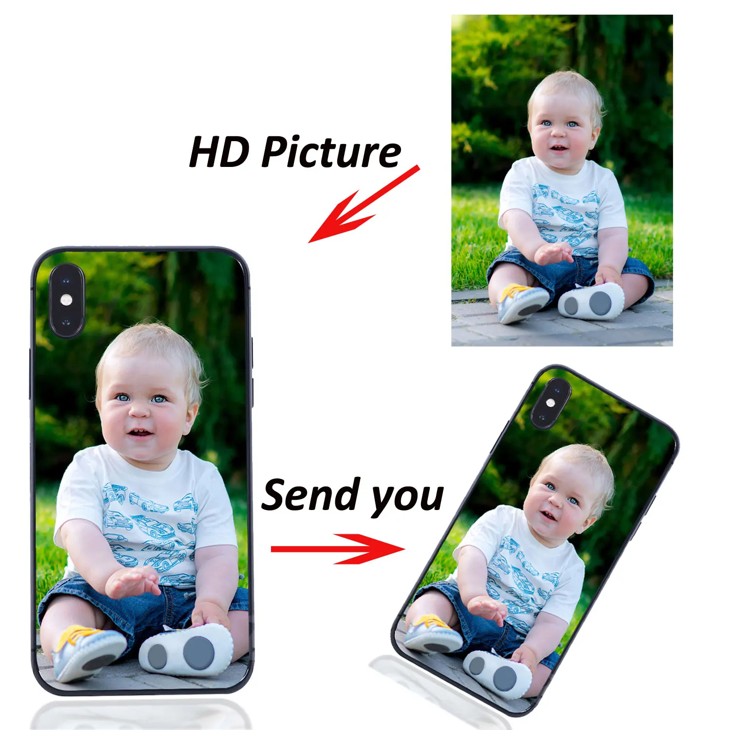 

Customized Case for Xiaomi 6X A2 8 Lite 9SE F1 HELO MIX3 Play Redmi Go Note 7 K20 Pro CC9 Photo DIY Print Case Soft TPU Cover