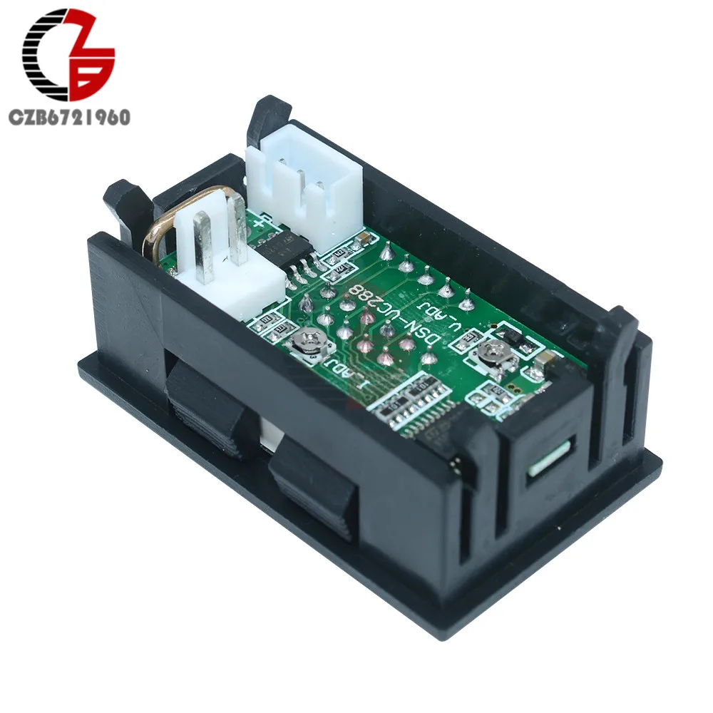 0 56 &quotсветодиодный цифровой вольтметр амперметр DC 100V 10A измеритель тока USB