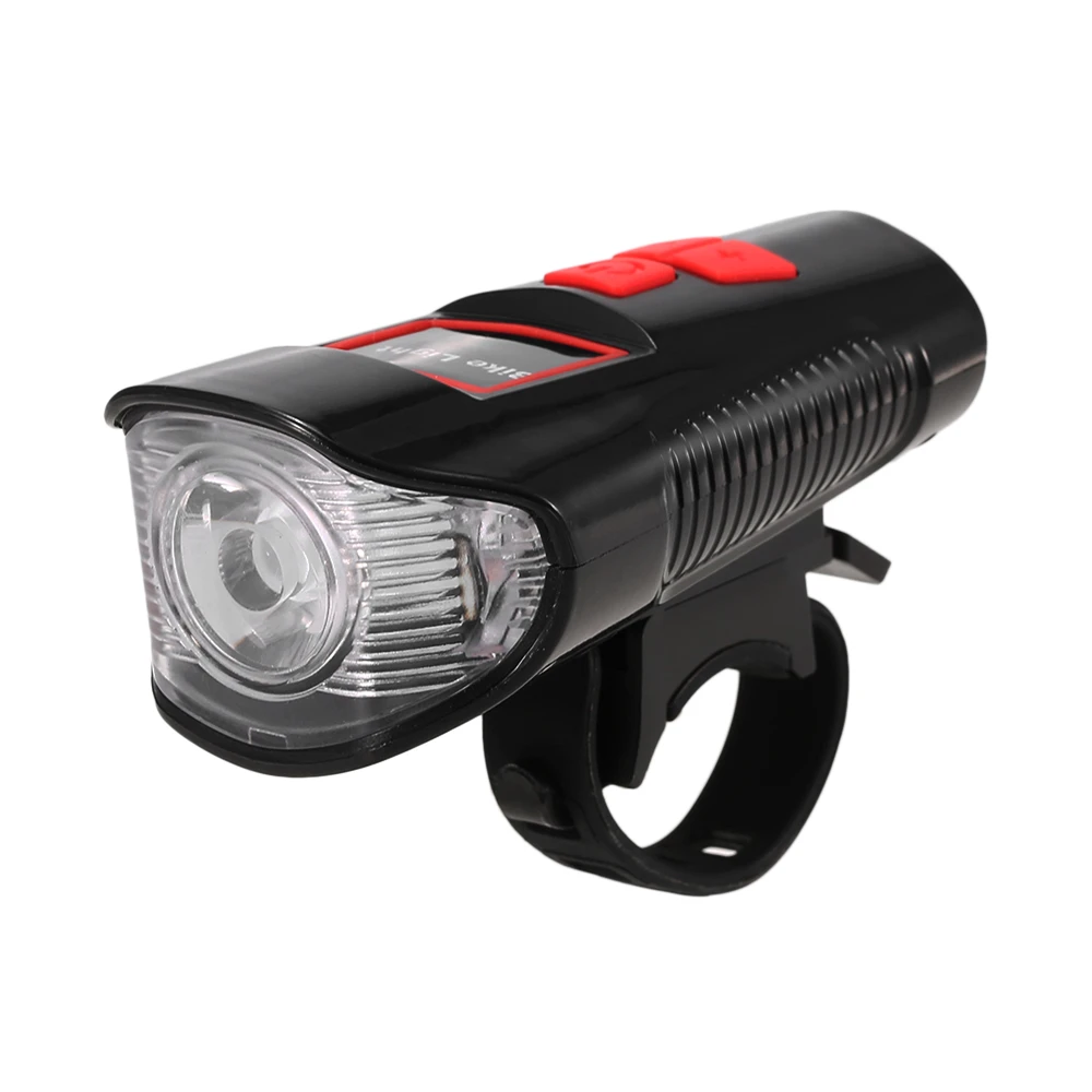 Excellent Waterproof Bicycle Light Rechargeable LED Front Light Bike Head Lamp With Loud Bell Warning Horn Light Flashlight for Bicycle 0
