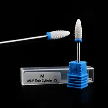 Профессиональный дизайн ногтей керамическая кукурузная Шлифовальная головка сверло Электрический Маникюр Педикюр резак машина аксессуары M Прямая поставка