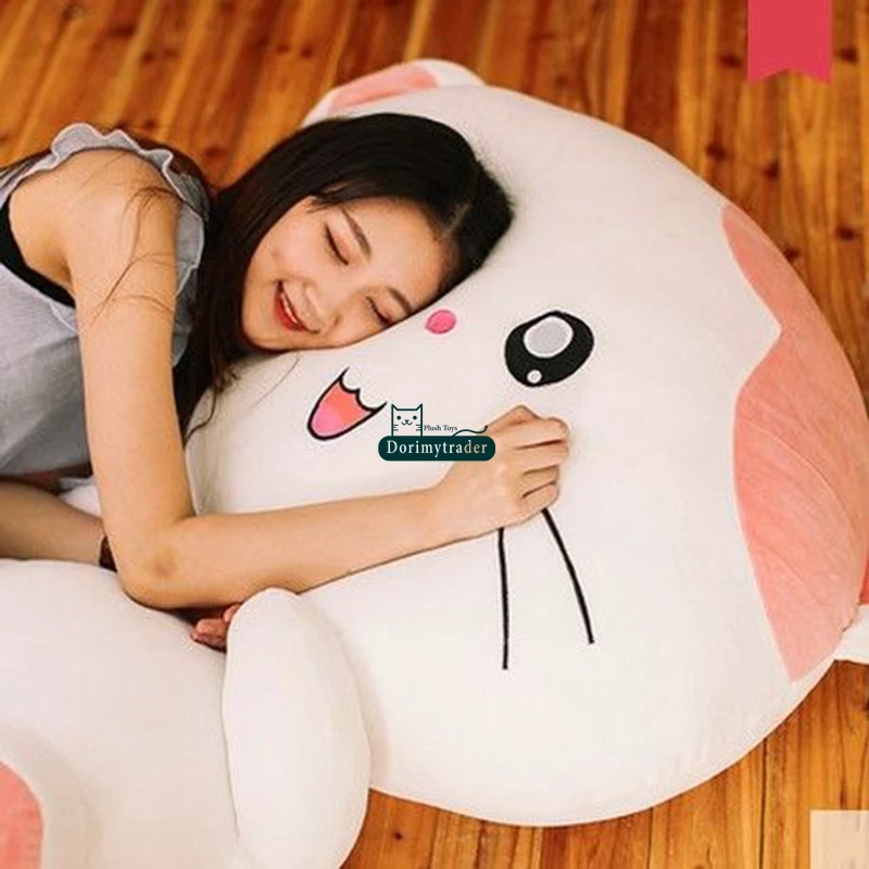 Dorimytrader 100cm Large Pop Lovely Cartoon Cat Plush Toy 39inches Stuffed Anime Cats Doll Animal Pillow Baby Gift DY61609  (4)