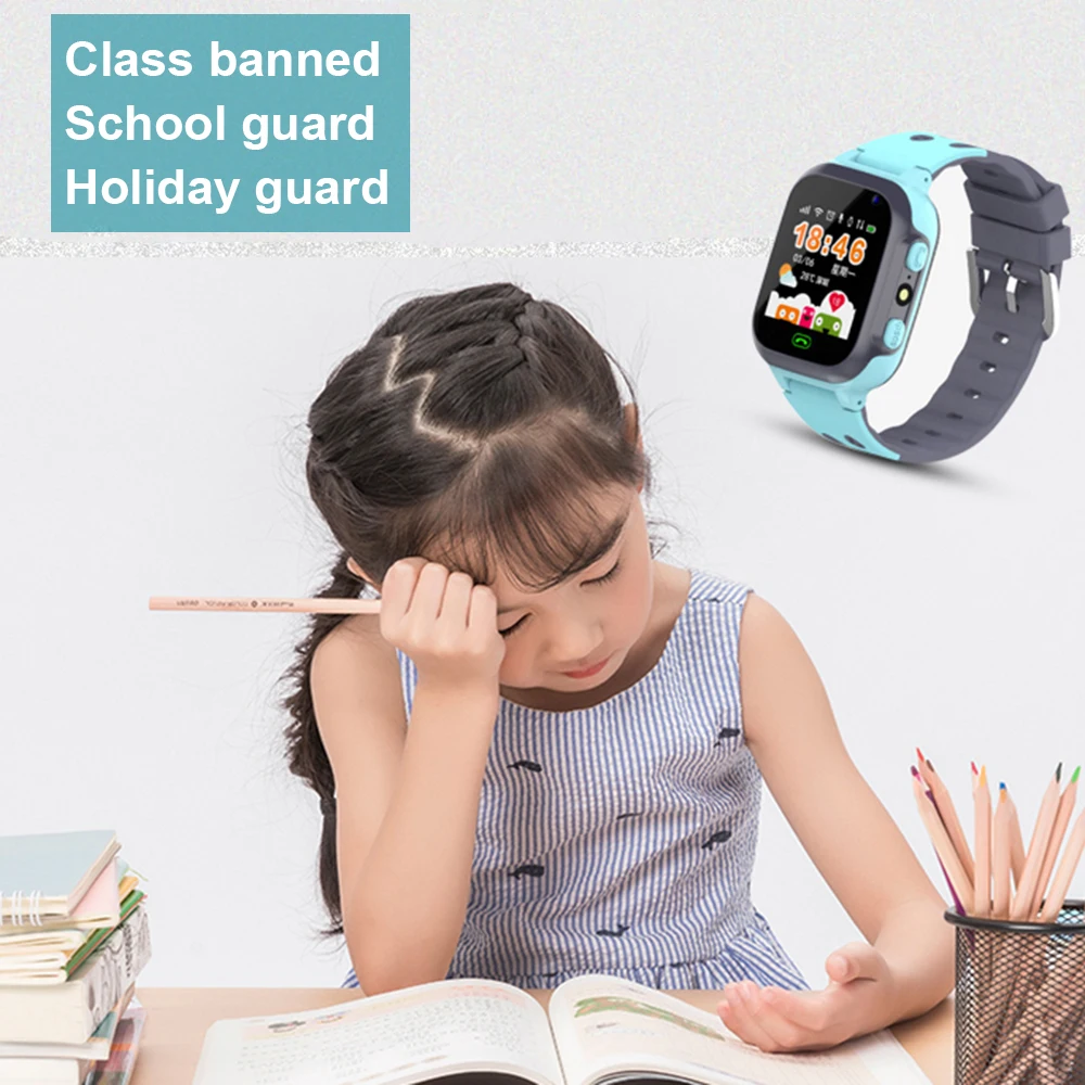 

Anti Lost Child Smart Watch SOS Call Smart Monitoring Positioning Waterproof Kids 2G SIM Card Watch for IOS Android Smartwatch