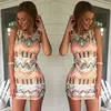 Sexy Women Boho Sleeveless Slim Bodycon Dresses Ladies Mini Dress Summer Sundress ► Photo 1/2