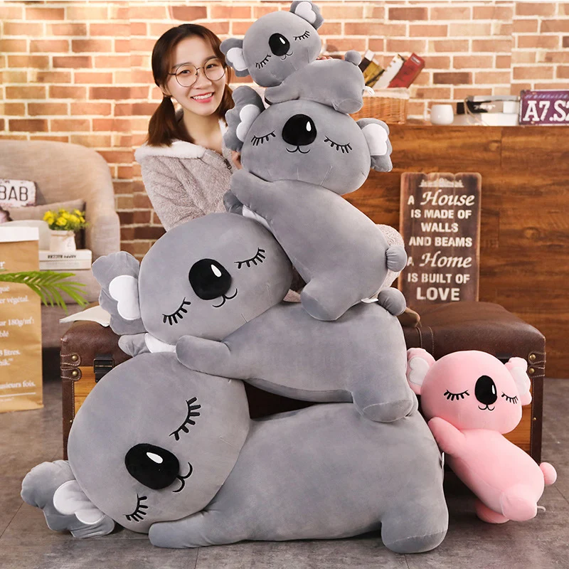 

Cartoon Soft Koala Bear Plush Toy Doll, Koala Animal Doll, Kids Toys, Holiday Gifts, Home Decoration 35cm/50cm/60cm/75cm/95cm