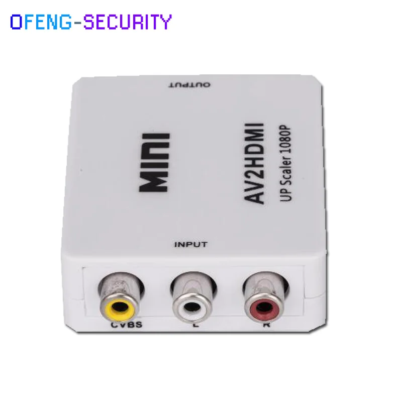 Мини AV2HDMI конвертер видео конвертер Box HDMI в RCA аудио/CVBS L/R видео 1080 P, мини AV2HDMI конвертер для ТВ ПК PS3 VCR DVD PAL