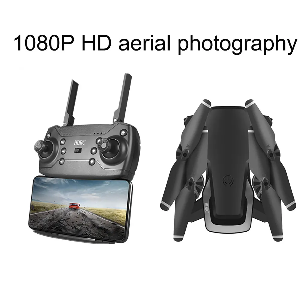 RC самолеты HDRC D8 складной WIFI 1080P Дрон и камера HD Квадрокоптер 20 минут длительность