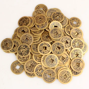 

20 pcs Open the five emperors money coin six emperor money size Lucky single Qianlong Yongzheng Guangxu coins Tongbao pendant