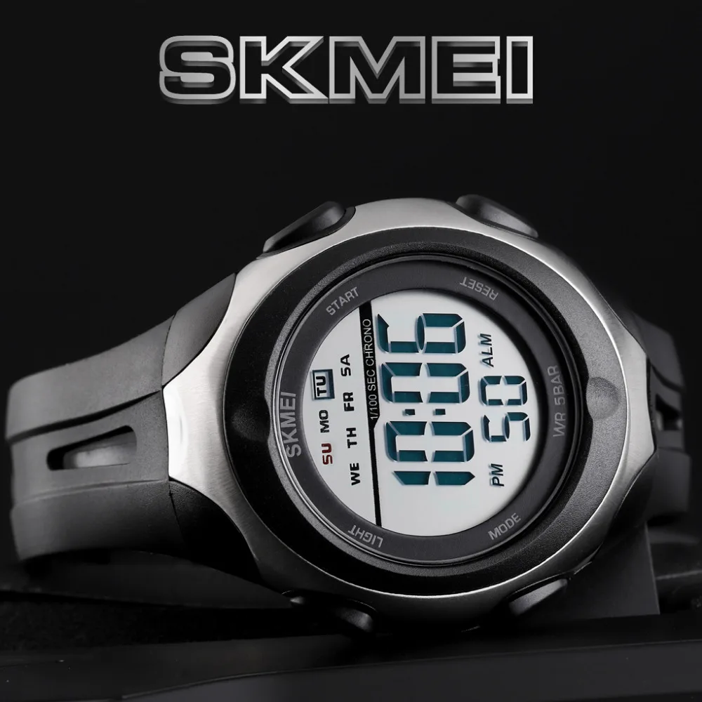 

SKMEI Men Sports Watches Waterproof Military LED Digital Watch Chronograph Digital Casual Wristwatches Relogio Masculino 2019