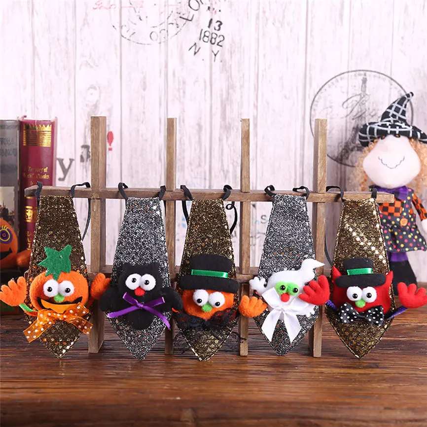 

1Pcs Halloween Party Props Pumpkin Tie Witch Ghost Glow Tie Decor Toys Gift Dropshiping Aug#2