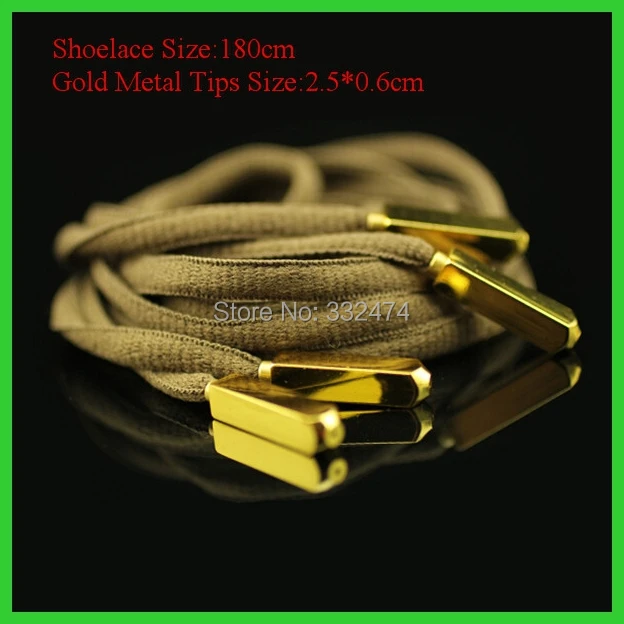 Г. Золотая обувь на шнурках 1,8 м Skatig, обувь с овальным кружевом, спортивная обувь со шнуровкой, 10 пар, распродажа