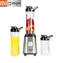 Оригинальная портативная соковыжималка Xiaomi для приготовления фруктов и овощей, точечный переключатель 304, нержавеющая сталь, 8 секунд, суповая машина