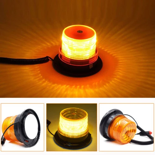 

Auto Flashing Strobe Beacon Emergency LED Warning Light Car Truck Lamp Yellow H1
