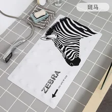 Новая мода для ванной на нескользящей подошве коврик для кухни с персонажами из мультфильмов; тапочки с кроликом; шлёпанцы для узор Ванная комната комплект ковер нескользящий стойка для тряпок