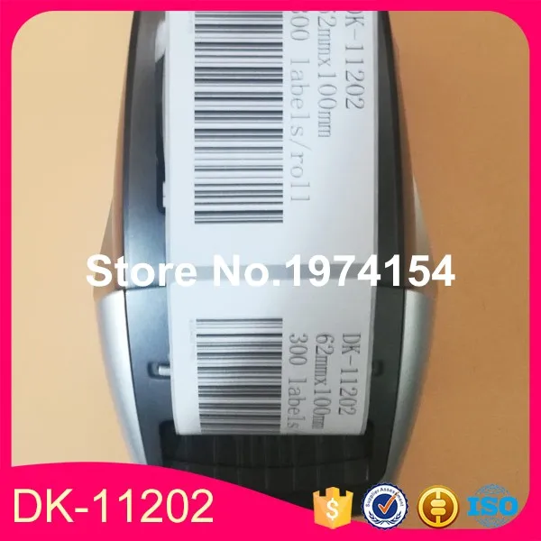 200 x Рулоны Brother DK-11202 совместим доставки/этикетка с именем QL-1050 QL-1060N QL-580N(под открытым небом отправка 1 шт. многоразовые пластиковые