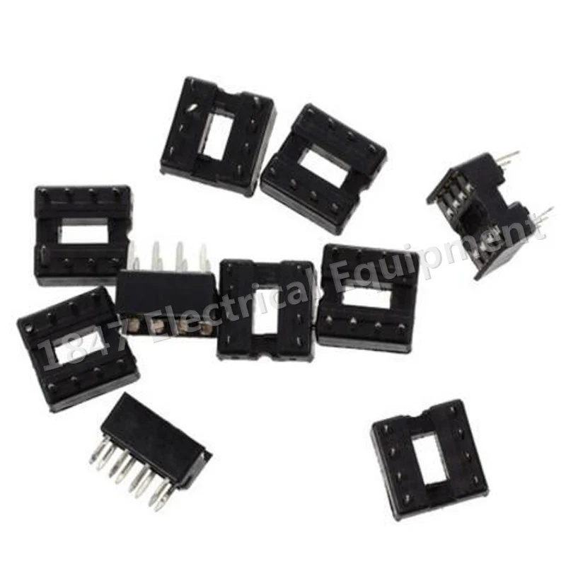 

60PCS 8pin DIP IC Socket Adaptor Solder Type Socket Pitch Dual Wipe Contact GM