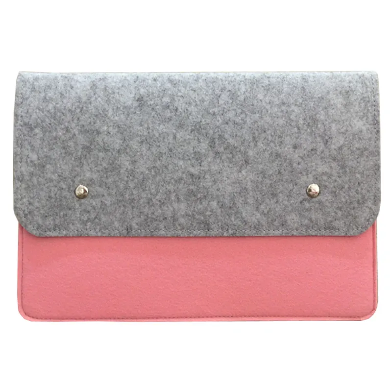 Ultra slim Wool Felt Laptop Sleeve for Macbook pro air 13 11 inch retina 13 15\