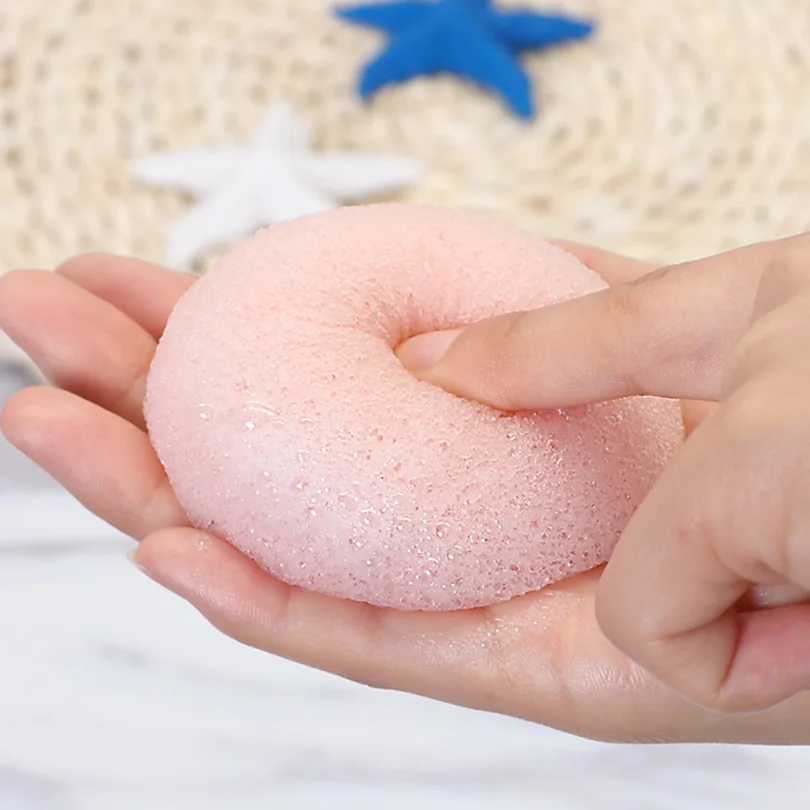 20 шт./лот высокого качества Konjac Sponge натуральный Konjac Puff лица очиститель пор для вспенивания губкой для очистки