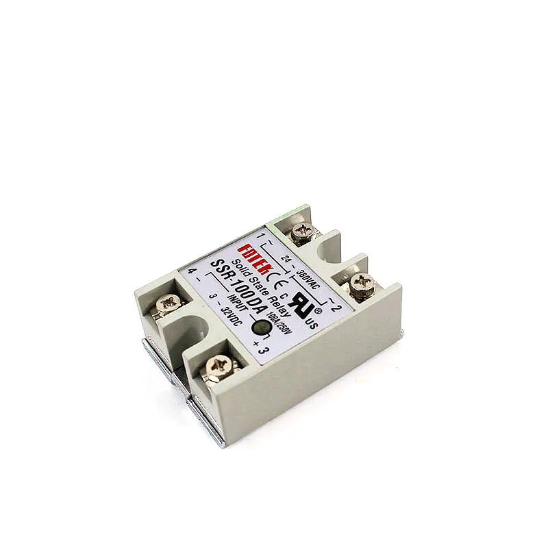 YJCAL Solid State Relay SSR-60DA SSR-80DA SSR-100DA 60A 80A 100A 3-32V DC TO 24-380V AC SSR 60DA 80DA 100DA