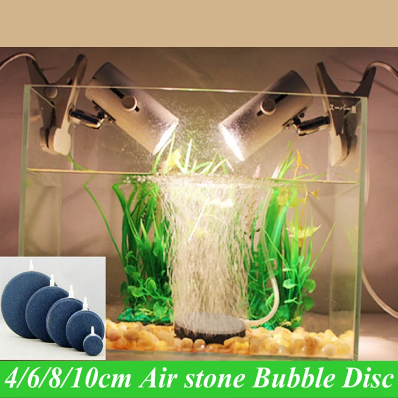 Aquarium Sintered AIR STONE Bubble DISC Oxygen air pump Diffuser
