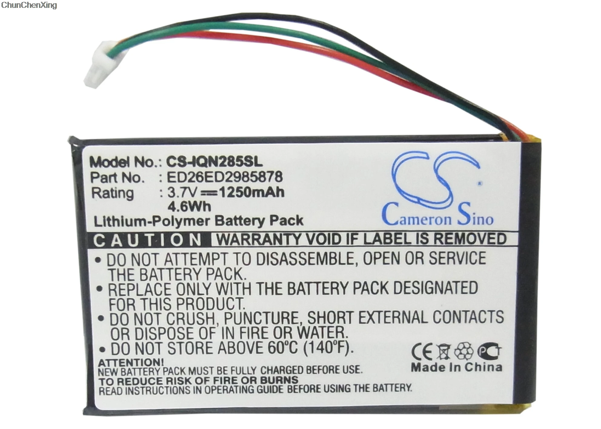 Аккумулятор Cameron Sino 1250mAh ED26ED2985878 для Garmin Nuvi 285 285W 285WT|Цифровые аккумуляторы| |