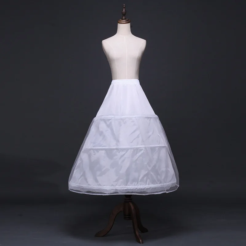In Stock 3 Hoops Petticoats for wedding dress Wedding Accessories Free Shipping Crinoline Cheap Underskirt For Ball Gown |