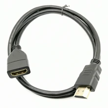 30 см 50 см 1 м 3 mHDMI удлинитель для мужчин и женщин HDMI 1080 p 3D 1,4 в HDMI расширенный кабель для HD tv ЖК-дисплея ноутбука PS3 проектор