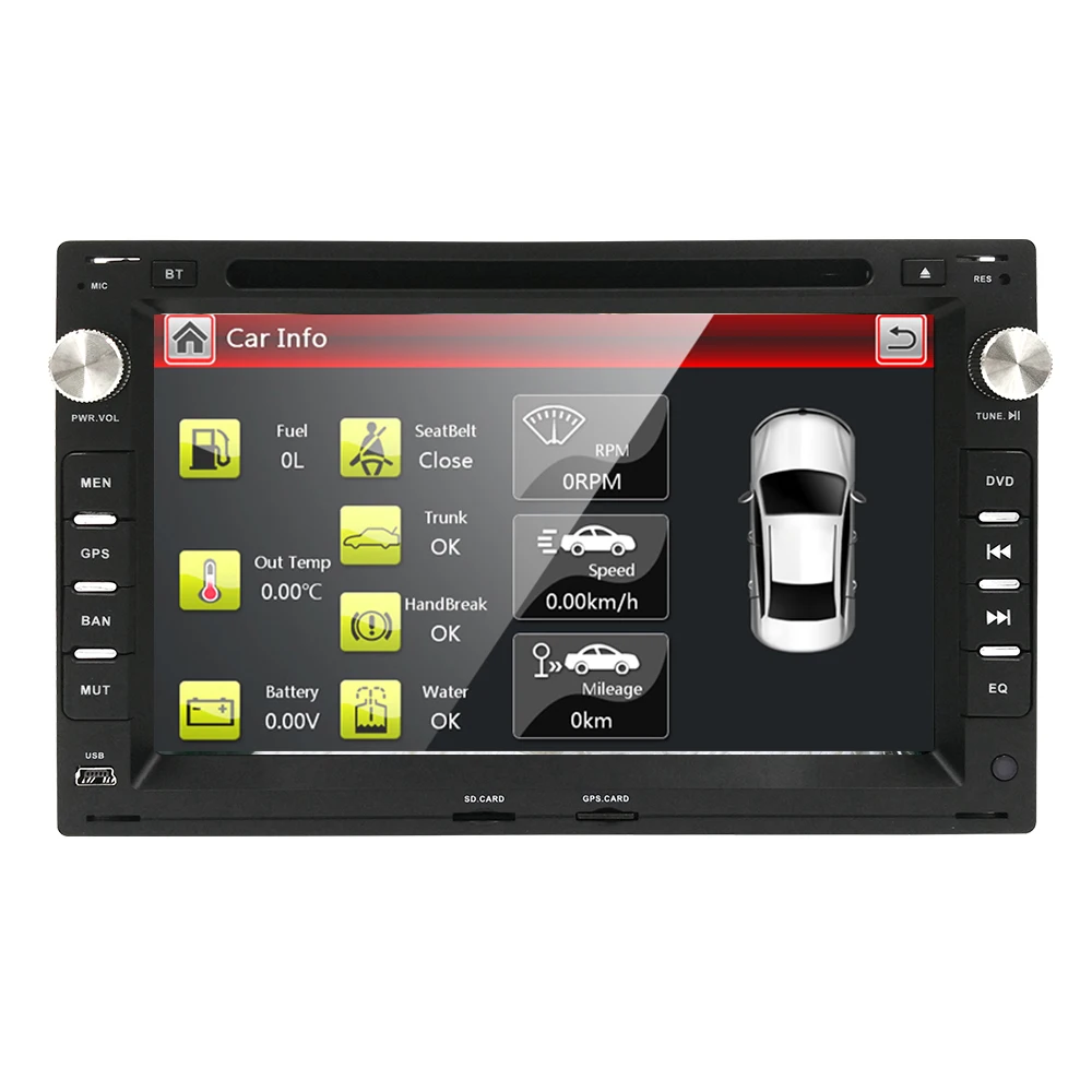 7 &quotавтомобильный dvd плеер с GPS BT/TV аудио Радио стерео автомобильный мультимедиа