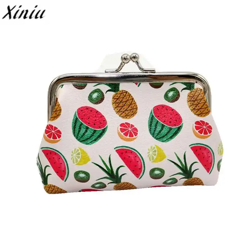 2018 new coin purse Fruit Pattern purse women purse small coin Mini Purse Womens&#39; Pouch Girls ...