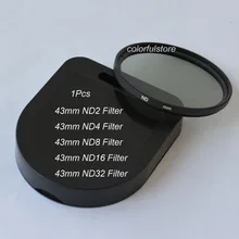 43 мм 43 мм фейдер ND фильтр нейтральной плотности фильтры для объектива ND2 ND4 ND8 ND16 ND32 ND 2 4 8 16 32 для объективов Minolta Leica Sigma Fuji