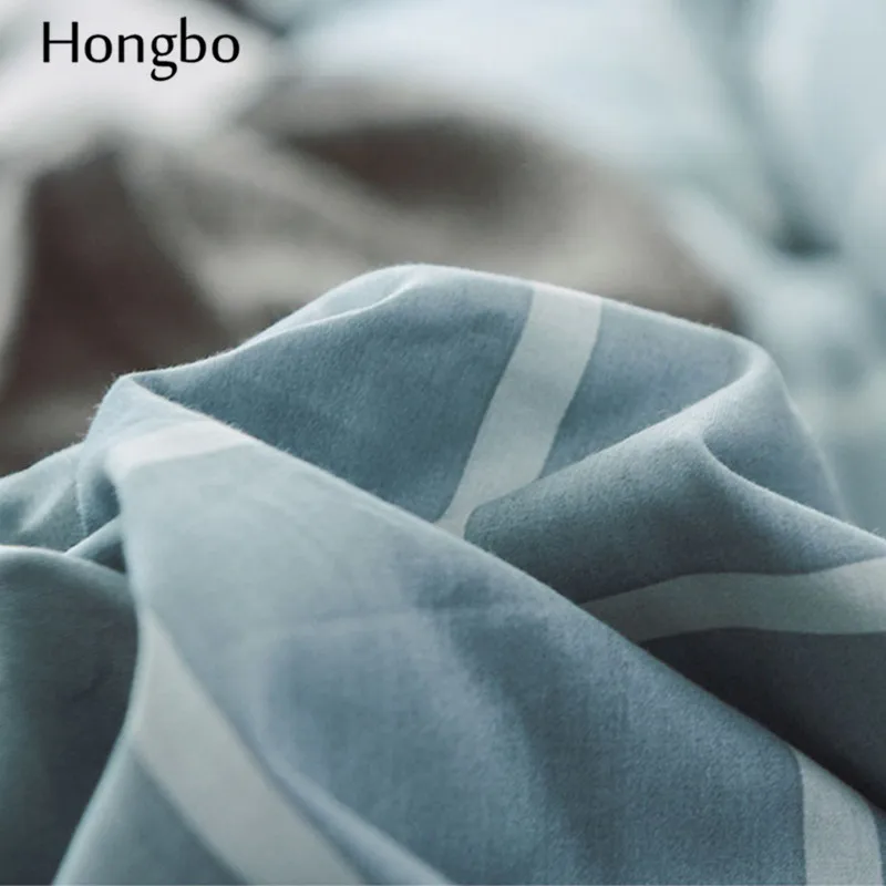 Hongbo зимний теплый сетчатый пододеяльник одеяло кристальная фланелевая