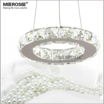

LED Crystal Chandelier Light for Aisle Porch Hallway Stairs Crystal Ring dining light wth LED Light Bulb 8 Watt 100% Guarantee