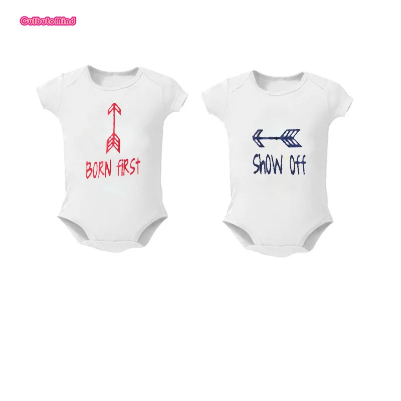 Одежда для малышей; модные летние белые боди для малышей; От 0 до 12 месяцев для близнецов; одежда для маленьких мальчиков и девочек; подарок на первый день рождения для новорожденных