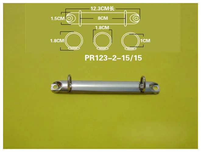 Bulk 10 Stück B7 A7 2 Ringe Clip Binder O D Form 15 25 30 38 50 65 mm Durchmesser mit Schrauben