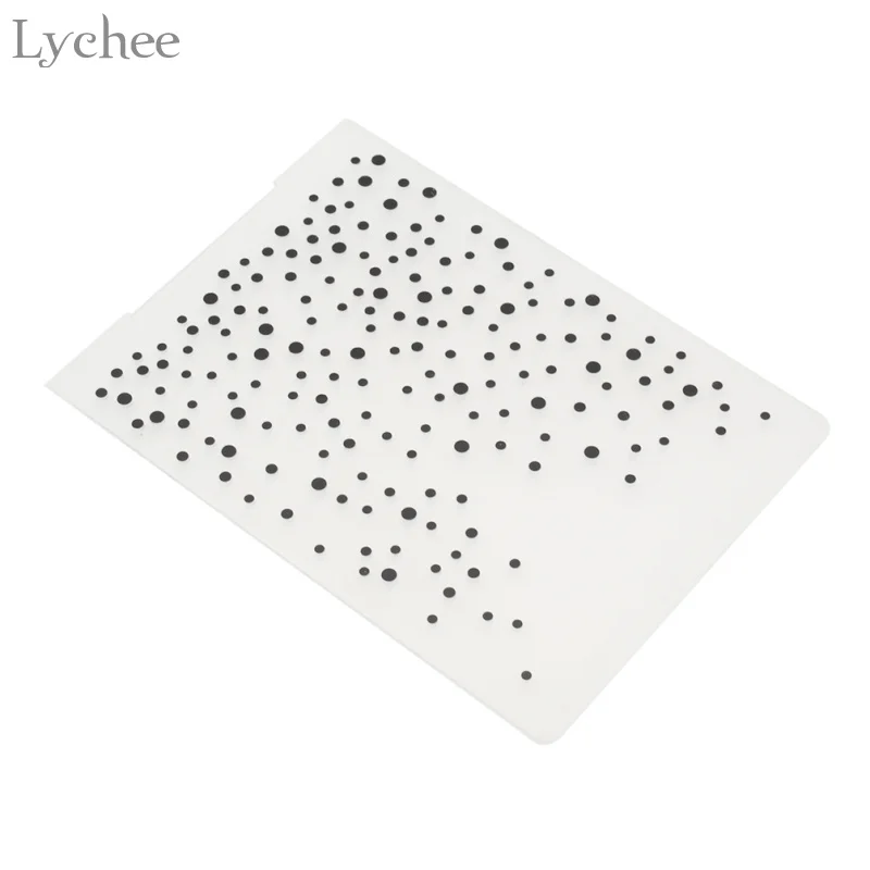 Lychee Dot Bubble пластиковая папка для тиснения для скрапбукинга DIY альбом карта инструмент пластиковый шаблон штамп карта изготовление украшения