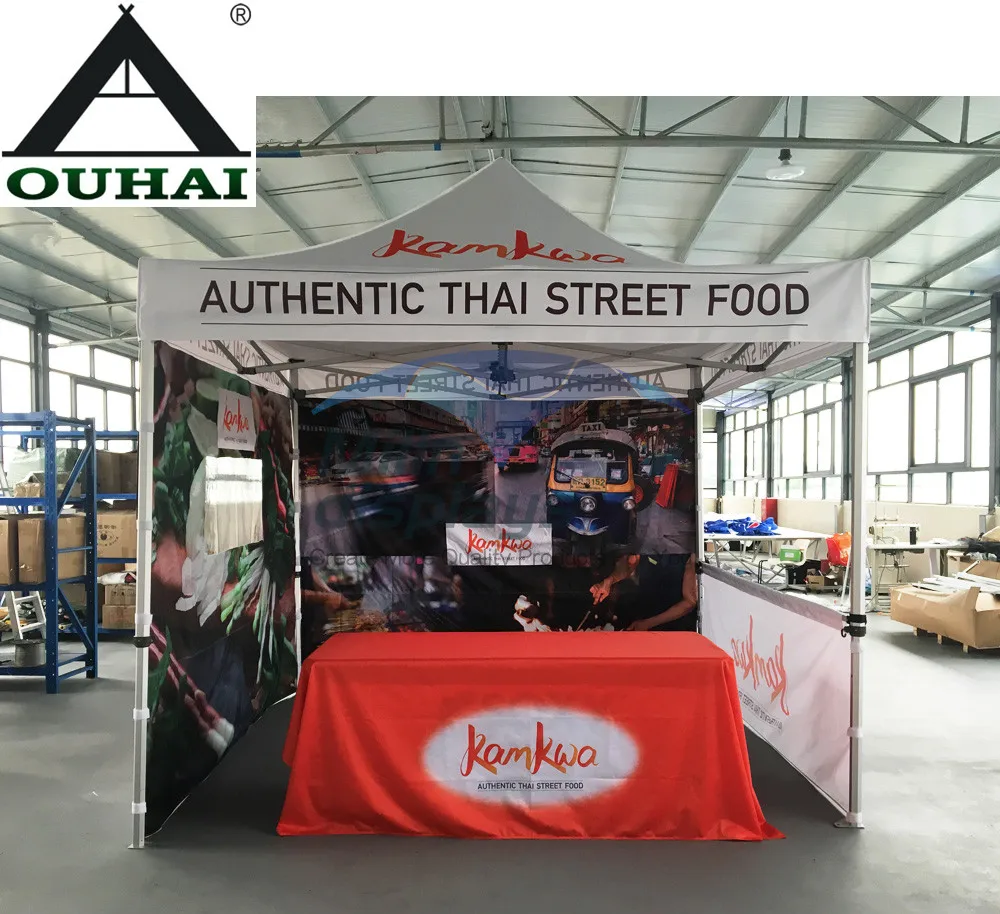 

Hexagonal 50x50x2.0mm Aluminum Frame 3m x 3m Big Folding Marquee, Pop Up Gazebo, Instant Tent, Foldable Canopy For Event
